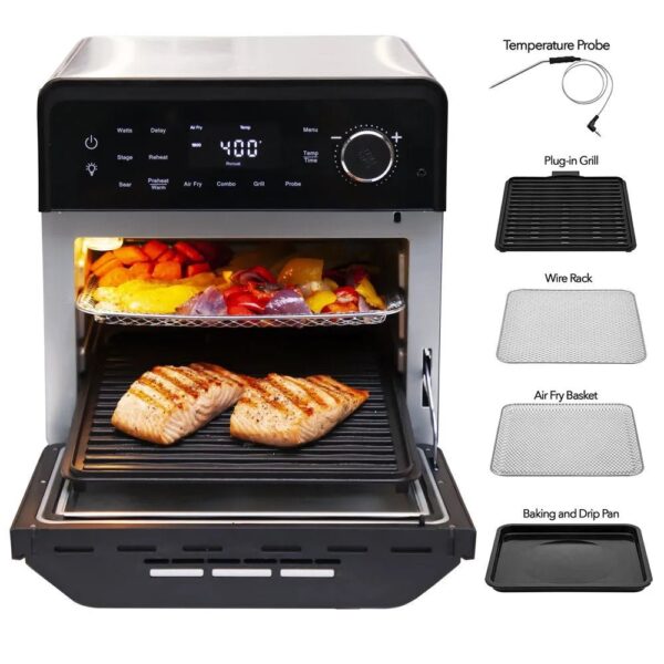 00043e6792034215b9574c072160a798 Smart Grill with Combo Cooking & Air Frying Capabilities
