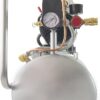 Air Tools 8010 Ultra Quiet Oil-Free Air Compressor, 1.0 HP, 8 Gallon, 120 PSI, 60 dB Noise Level