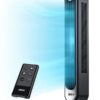 106cm Tower Fan with Remote. Floor Fan Oscillating 90 Powerful Fan 6 Speeds. Quiet Bladeless Cooling Fan