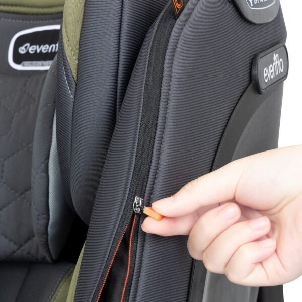 Revolve360 Extend Convertible Car Seat with 360 Degree Rotation, Extended Rear-Facing, Forward-Facing, Booster Mode, and Secure Latch Install, Revere Gray