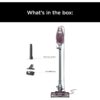 HV322 Rocket Deluxe Pro Corded Stick Vacuum with LED Headlights, XL Dust Cup, Lightweight, Perfect for Pet Hair Pickup, Converts to a Hand Vacuum, with Pet Attachments, Bordeaux/Silver