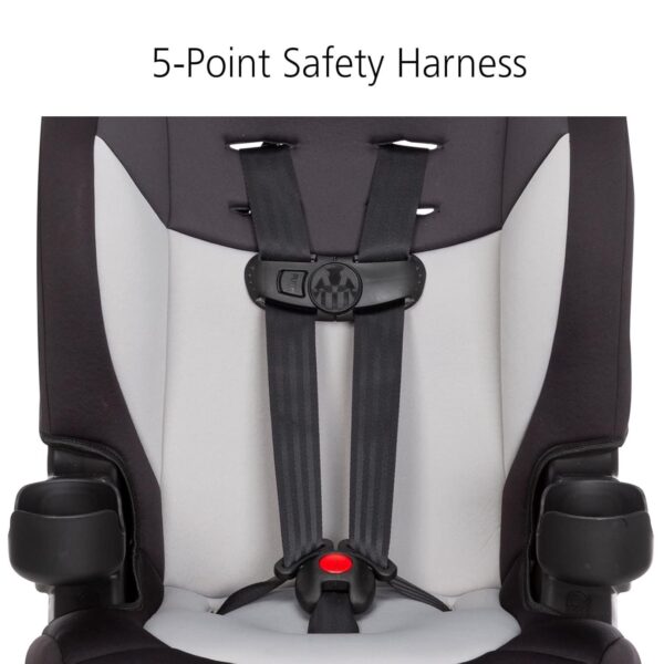 Grow and Go All-in-One Slim Convertible Car Seat, Rear Facing, 5-40 lbs, Forward Facing (30–65 lbs), High Back Booster Seat 40-100 pounds, Aqua Pop