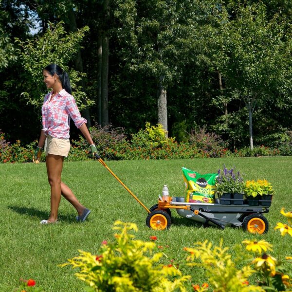 01eaa8feeb3440f4b4d12e64cf6b558f Worx WG050 8-in-1 Aerocart Garden Cart/Wheelbarrow Heavy Duty/Dolly