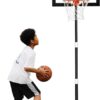 Kids Basketball Hoop Outdoor 3.2-7.2ft Adjustable, Portable Basketball Hoop & Goals for Kids/Teens/Youth in Pool/Backyard/Driveway/Indoor, 29 Inch Shatterproof Backboard and Enlarged Base