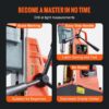 Mag Drill Press, 1550W 2′′ Boring Diameter, 2922lbf Power Magnetic Drill, 500 PRM, 10-Speed, Electric Drilling Machine for Metal Surface, Industrial and Home Improvement