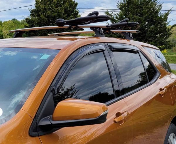 BRIGHTLINES Heavy Duty Anti-Theft Premium Aluminum Roof Bars Roof Rack Crossbars Compatible with 2018-2019 Chevy Equinox Without Roof Rails