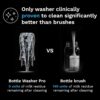 Baby Bottle Washer Pro – Baby Bottle Washer, Sterilizer + Dryer – All in One Machine Cleans Bottles, Pump Parts, & Sippy Cups – Replaces Hand Washing, Bottle Brushes and Drying Racks-Brezza