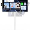 32-Inch Portable TV, 1080P FHD Rolling TV on Wheels with Rotatable Touch Screen, Android 13 OS, 8G RAM+128G Storage, Built-in Battery, Full Swivel Rotation, Voice Remote