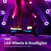 FX3 Hoverboard Blue – 6.5′′ LED Wheels, 200W Motor, UL2272 Certified, Up to 6.2mph for Kids & Adults