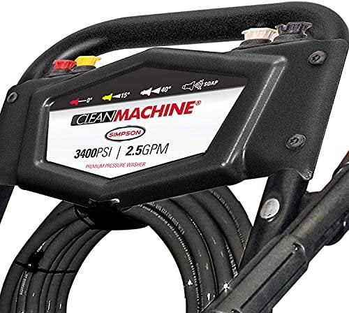 Cleaning CM61083 Clean Machine 3400 PSI Gas Pressure Washer