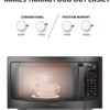 Air Fryer Combo 8-in-1 Countertop Microwave Oven, with Convection, Broil, Odor Removal Mode, 12.4′′ Position Memory Turntable, Child-Lock, 1.0 Cu.ft, Black Stainless Steel, ML2-EC10SA(BS)