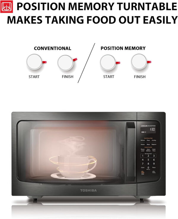 04fd48ebb6c0470088ab8764b14bdfed Air Fryer Combo 8-in-1 Countertop Microwave Oven, with Convection, Broil, Odor Removal Mode, 12.4′′ Position Memory Turntable, Child-Lock, 1.0 Cu.ft, Black Stainless Steel, ML2-EC10SA(BS)