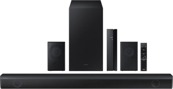 SAMSUNG 55-inch Class Curved UHD TU-8300 Series – 4K UHD HDR Smart TV With Alexa Built-in (UN55TU8300FXZA, 2020 Model) + SAMSUNG HW-Q60B 3.1 ch Soundbar w/Dolby Audio/DTX Virtual:X, 2022