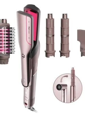 Shark FlexFusion Straight Air + Ceramic Styling Drying System with Scalp Shield Mode Cosmic Blush