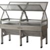 Elevated Outdoor Raised Garden Bed Planter Box 70 x 24 x 29 inch High