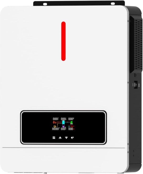 05f122c0959d48fb9a80a628863ba2bc Xijia 3600W Hybrid Pure Sine Wave Power Inverter with 120A MPPT Solar Charger .dc 24V to ac 110v 60HZ Solar Converter for Home,Car &Cabin (DC24V(Range20V-30V) 3600VA)
