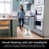 Steam Pickup 3-in-1 Steam Mop Picks Up Debris, Deep Scrubs, & Steam Sanitizes – All At Once, Lightweight Steam Cleaner for Home with Sealed Hard Floors like Hardwood, Tile & Laminate, SD201