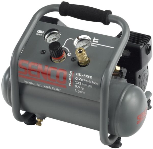 06755ce10517458c89350a63a9ac8125 Senco Finish/Trim Air Compressor,1 gal.,1/2 HP PC1010N
