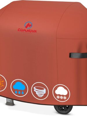 Comnova Grill Cover 52 Inch – BBQ Grill Covers for Weber Spirit 300 Series Gas Grill Heavy Duty & Waterproof, 7106 Weber Barbecue Cover for Spirit E310, Sprit E315, Spirit E330 and Spirit ii E310