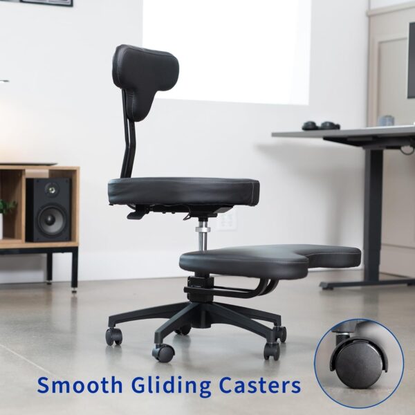 07be6405d2454a6fa4bc388fa1708918 VIVO Cross-Legged Office Chair – Adjustable Height Floor Chair with Back Support for Yoga, Meditation, and ADHD (Black, CHAIR-CL02B-R)