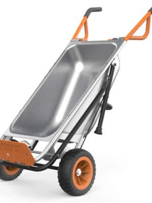 Worx WG050 8-in-1 Aerocart Garden Cart/Wheelbarrow Heavy Duty/Dolly