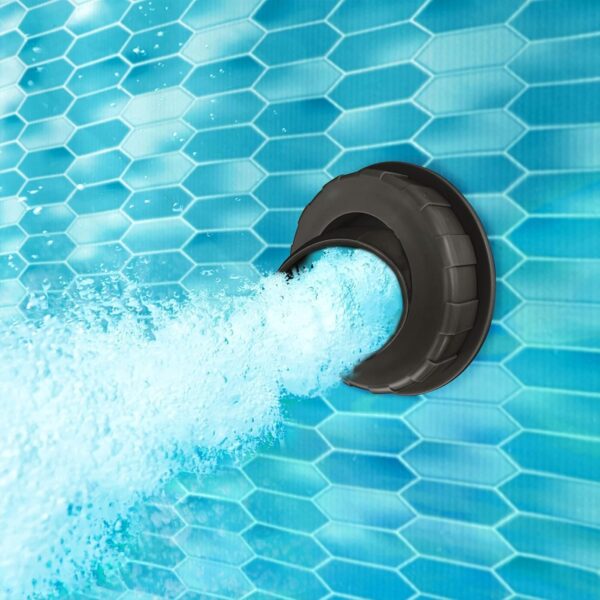 Funsicle 167 by 98 by 39.5 Inches Oasis Designer Oval Frame Outdoor Above Ground Swimming Pool Pool Set with Accessories, Dark Herringbone Gray