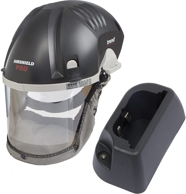 AIR/PRO Respirator and Face Shield Protection, Black, 230V