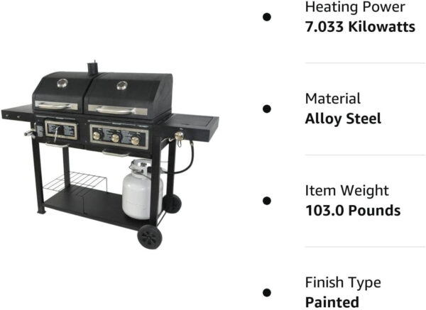 0991ccd0da2240ba9f048c544828f5eb Dual Fuel Combination Charcoal/Gas Grill