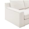 166′′ Wide Microfiber/Microsuede Left Hand Facing Modular Corner Sectional with Ottoman