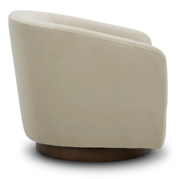 0a60434a046f44c682d8ad5b1ad3acee Upholstered Swivel Barrel Chair