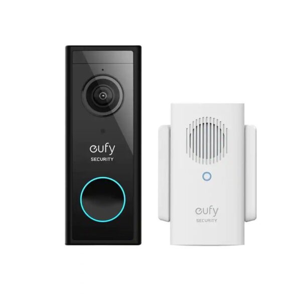 0b001a9e758b4092a69d13bd2861516a Security Video Doorbell 2K Wi-Fi Wireless Smart Video Camera with Chime – Black