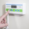 Medical Grade Floor Scale – Portable – Easy to Read Digital Display – Heavy Duty – Home, Hospital & Physician Use – Pound & Kilogram Settings – 12′′ x 12.5′′ Platform – 550 lb Limit by Patient Aid