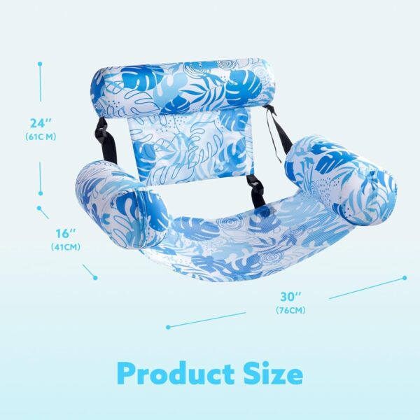 0b4b415f993d4f8385e10a5af329213d SLOOSH Inflatable Pool Floats Adult,2 Packs Floating Lounge Chairs,Blow up Pool Noodles for Adult Heavy Duty,Floating Chair for Party Summer Water Beach Lake Fun