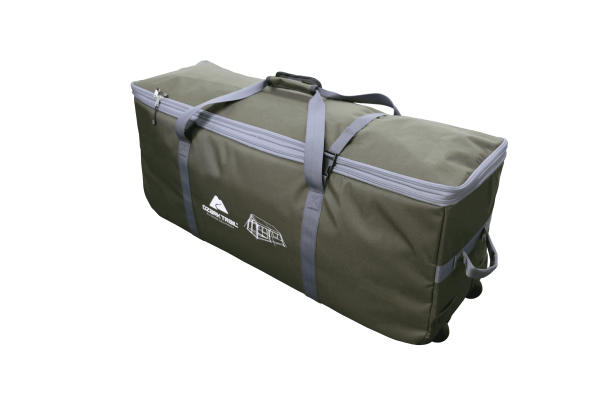 0b560445379c47bfba40050fdf68fe43 Hazel Creek 12 Person Cabin Tent, 3 Rooms, Green