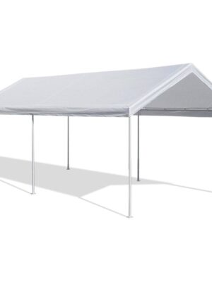Caravan Canopy Sports Domain Caravan Portable Garage Heavy Duty Shelter, White