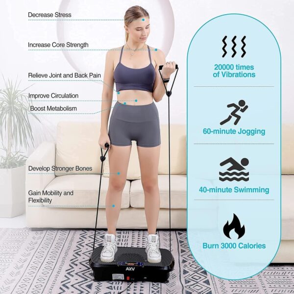 0c43293218ea47338db90526486ad456 Vibration Plate Fitness Platform Exercise Machine Vibrating Lymphatic Drainage Shaking Full Body Shaker Workout Vibrate Stand Shake Board Sport Gym for Weight Loss Fat Burner for Women Men