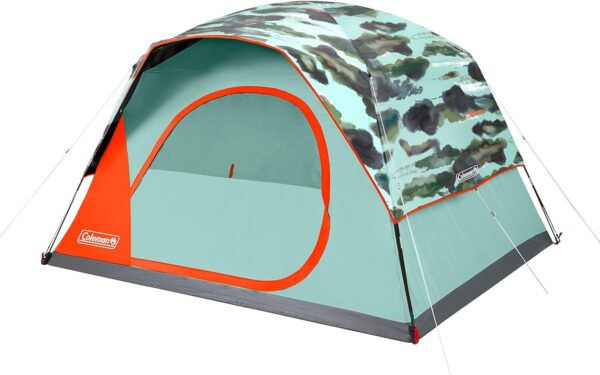 Coleman Skydome Tent with 5 Minute Setup, 4-Person Weatherproof Tent with Rainfly & Carry Bag, 20% More Headroom Than Traditional Canopies