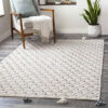 White Fiber Rug