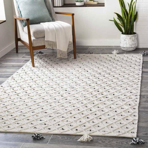 White Fiber Rug