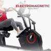 Health & Fitness Smart Recumbent Elliptical Bike with Bluetooth, 16 Resistance Levels, and App – SF-RBE4886SMART