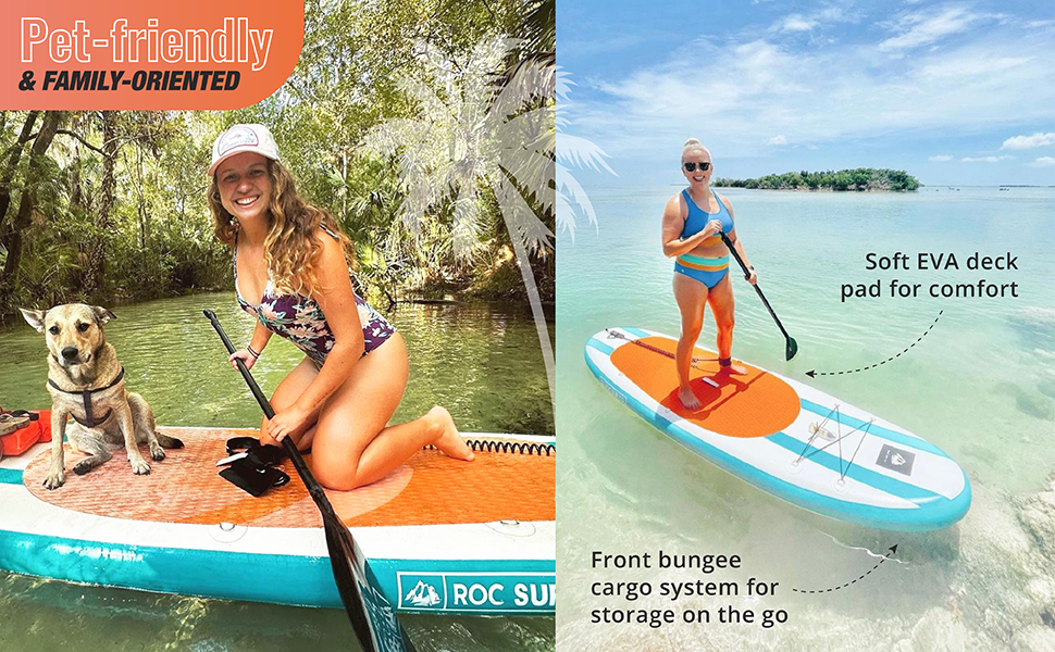 pet friendly, soft eva deck for comfort