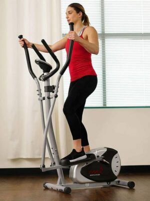 Premium Compact Home Magnetic Elliptical Exercise Machine