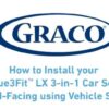 Graco True3Fit LX 3-in-1 Car Seat, Fits 3 Car Seats Across, Bates