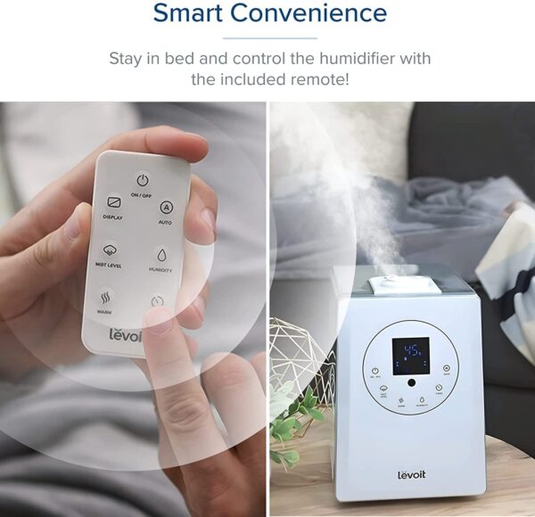 0e3ba9e2a6564aecb3ebf3f4ac31fec6 Humidifiers for Bedroom Large Room 6L Warm and Cool Mist for Families Plants with Built-in Humidity Sensor