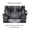 Grow and Go All-in-One Slim Convertible Car Seat, Rear Facing, 5-40 lbs, Forward Facing (30–65 lbs), High Back Booster Seat 40-100 pounds, Aqua Pop