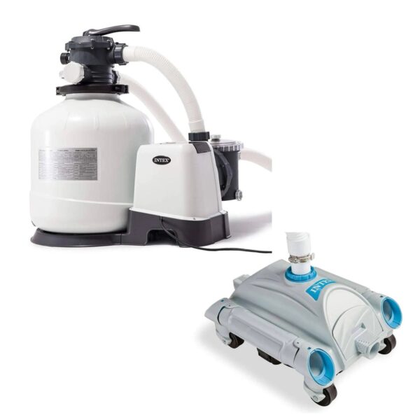 0e87d7f944824188b2e927905b885ada 3000 GPH Above Ground Sand Filter Pump and Automatic Vacuum