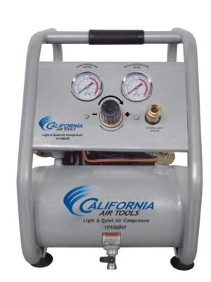 California Air Tools 1-Gallon Single Stage Portable Corded Electric Hot Dog Air Compressor
