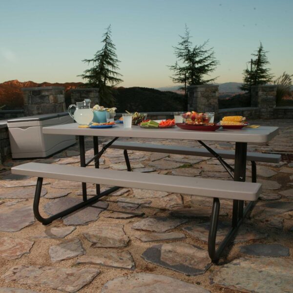 Lifetime Folding Picnic Table, 6-Foot
