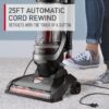 Cord Rewind Pro Bagless Upright Vacuum Cleaner, For Carpet and Hard Floors, UH71300V, Black, UH71300