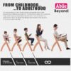 Abiie Beyond Junior Wooden High Chair with Tray. The Perfect Adjustable Baby Highchair Solution Natural Wood/Black Cushion